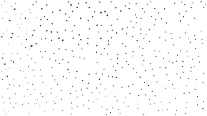 Hand-drawn black dot, doodle element, minimal design