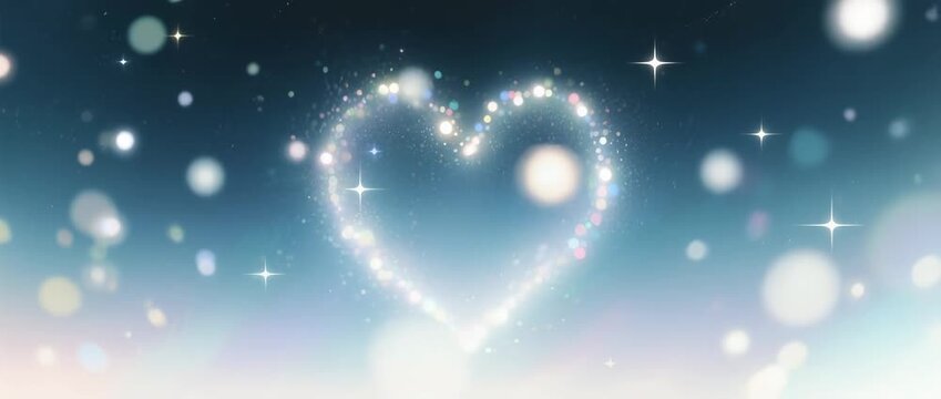 New Year 2012 background illustration with bright blue glowing stars, lights, and a dark night sky design