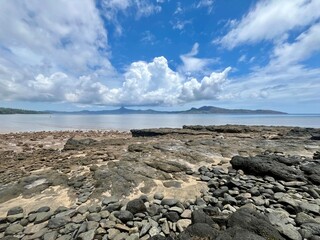Faune et flore de l'île de Mayotte sea and rocks