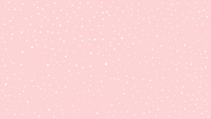 Hand-drawn white dot on pink background, doodle element, minimal design