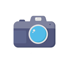 Digital Camera Flat Vector Icon
