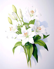 A edelweiss flower bouquet