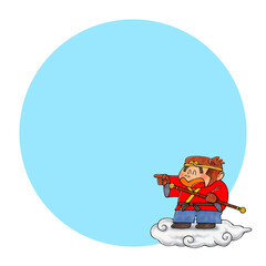 孫悟空　コピースペース
