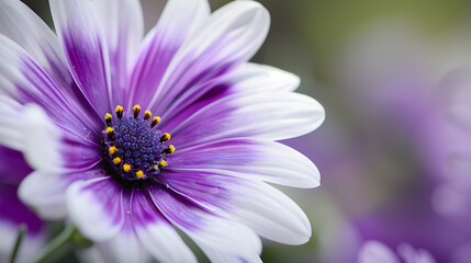 Obraz premium Datura Flowers (Jimsonweed): Large, Showy Trumpet-Shaped Blooms in White, Purple or Pink—Growing in Temperate/Tropical Regions (Roadsides, Wastelands), Known for Toxic Alkaloids (Atropine, Scopolamine
