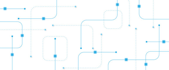 Abstract futuristic technology background. Technology background with crossed lines and dots.