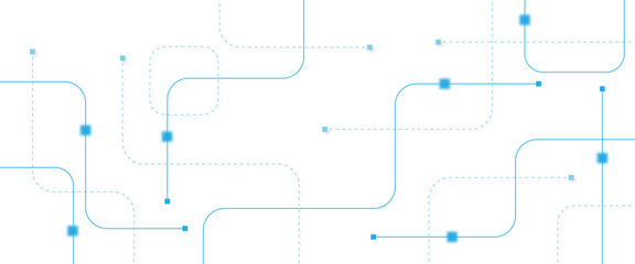 Abstract futuristic technology background. Technology background with crossed lines and dots.
