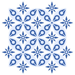 vector seamless pattern with snowflakes batik indonesia pattern