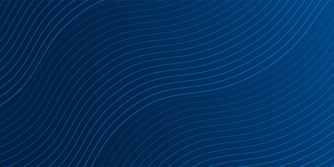 Abstract Blue background wavy metal pattern presentation template. Vector illustration design trendy