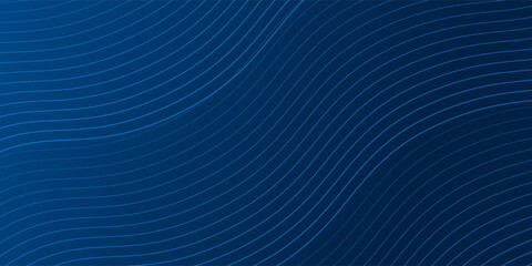 Abstract Blue background wavy metal pattern presentation template. Vector illustration design trendy