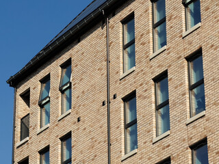 Modern high rise flats at Glasgow Harbour
