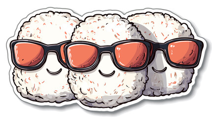 Fun Street Style Sticker Design for Food Lovers