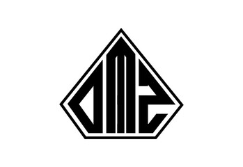 DMZ Custom Monogram Logo Design.