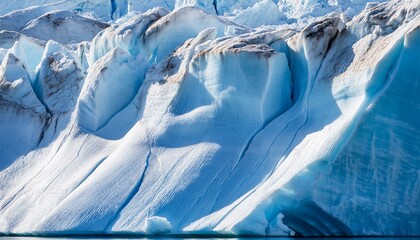 Extreme Closeup Of A Glacier Northeast Greenland Background Ice Texture