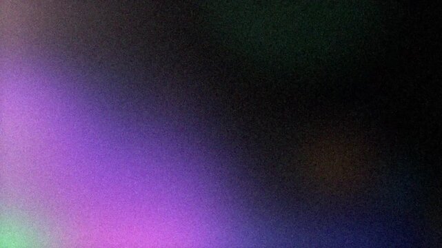 Abstract black purple pink dark  speckled grain background, bright color gradient shape, noise texture poster cover design