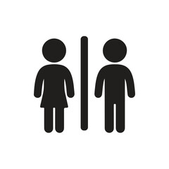 man and woman sign, Male and Female Restroom Sign Icon Vector, man woman male female restroom toilet icon vector, bathroom symbol people person gender icon sign silhouette vector illustration