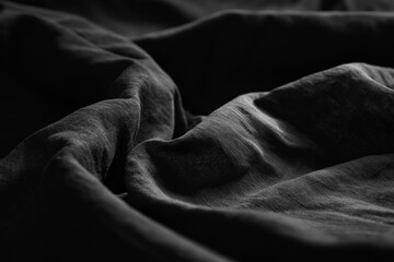 black fabric background