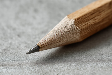 pencil on white background