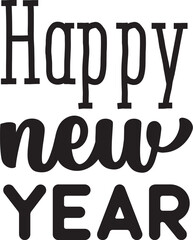 Hello new year svg