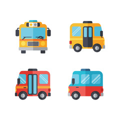 Vibrant Yellow School Bus on a Sunny Day