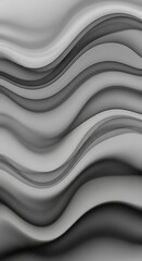 Obraz premium Abstract Gray Wavy Background wave texture monochrome smooth undulating curves pattern design modern art illustration backdrop gradient