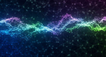 abstract background with glowing lights