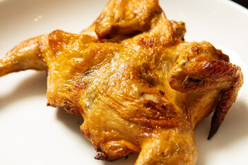fried chicken on plate