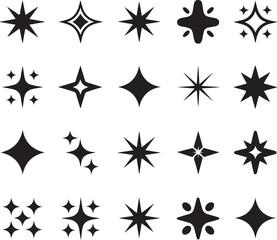 Sparkle starbursts and glitter elements