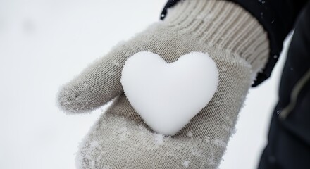 Winter Wonderland with Snowy Trees and Clear Blue Sky