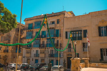 Valletta, Malta – City View with Boats and Historic Streets