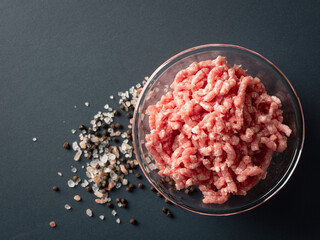 minced meat in a bowl