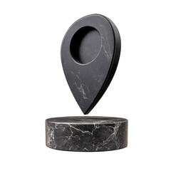 location, PNG,isolated,no background,assets,3d,clay,render,illustration,toycore