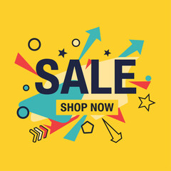 Super Sale Modern Banner Design with Up to 50% Off, End of Season Special Offers, Fashion Sale Social Media Post, and Mega Sales Abstract Background Vector Illustration...