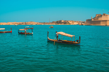 Valletta, Malta – City View with Boats and Historic Streets