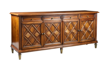 Antique french provincial credenza detailed wood carvings elegant dining room furniture storage