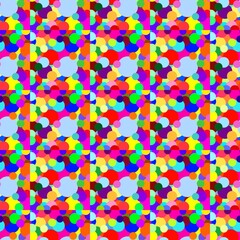 Colorful abstract polka dot pattern background 
