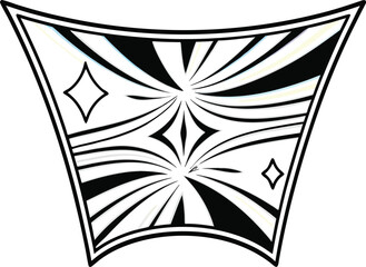 Futuristic Holographic Gradient Abstract Art