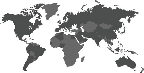 Obraz premium world map vector