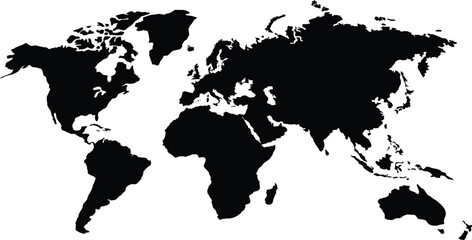 Obraz premium map of the world
