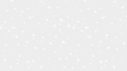 Dense Falling White Snow Sparkle Effect Overlay Isolated on a Transparent Background for Celebration and Holidays