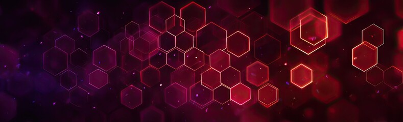 Fototapeta premium Abstract geometric pattern of hexagons