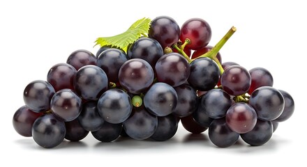 Fototapeta premium Fresh Black Grapes - A Delicious and Healthy Fruit.