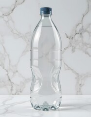 Empty Transparent Two Liter Soda Bottle Template
