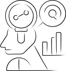 Abstract Representation of Data Analysis and Human Thought