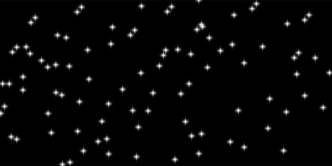 Snow, stars, fairy twinkling lights, rain drops on black background. Abstract vector noise. Small particles of debris and dust. Distressed uneven grunge texture overlay.