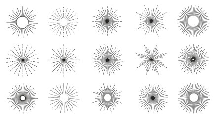 A cheerful cartoon sun with a smiling face peeks out from behind fluffy white clouds in a bright blue sky, with several white birds flying around.