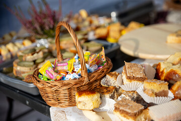 A Delectable Array of Assorted Treats and Snacks Beautifully Arranged on a Table