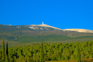 Sunset at the Ionic Mont Ventoux, Provence, France, Europe