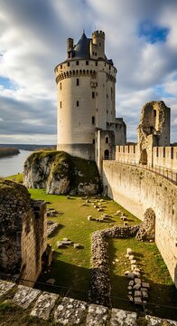 Majestic Chateau de Coucy - A Medieval Fortress in Picardy.