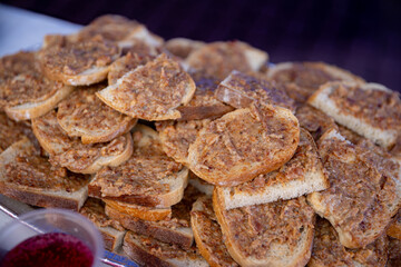 Introducing the Deliciously Crunchy Peanut Butter Toast Bites for your enjoyment and satisfaction
