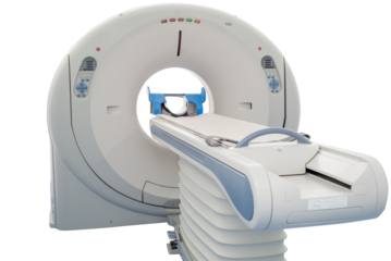 Isolated MRI scanner. Magnetic resonance imaging